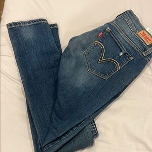 524 too super low 
Levi's Women's Blue Jeans